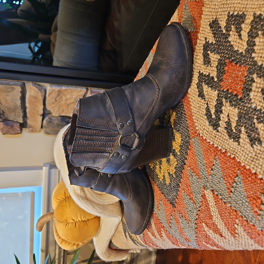 Gray BOC Ankle Boots
